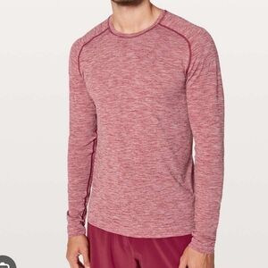 Lululemon Shirt Men's Medium Metal Vent Tech Surge Athletic Long Sleeve